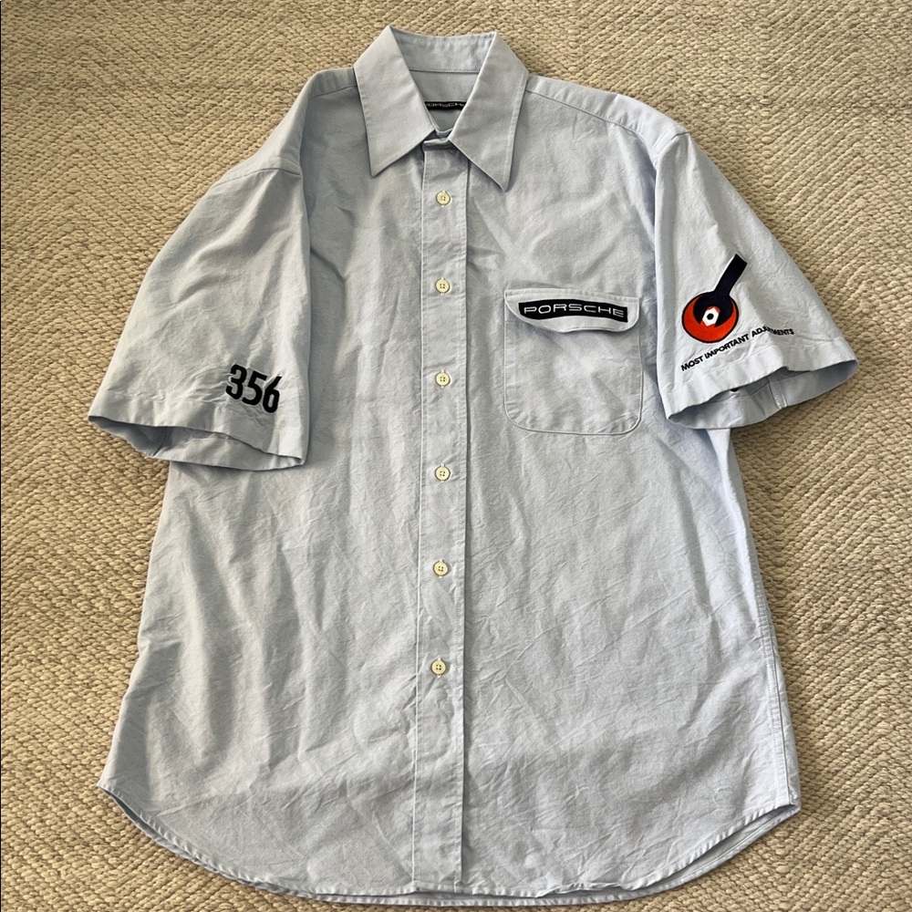 Porsche men’s short sleeve button down